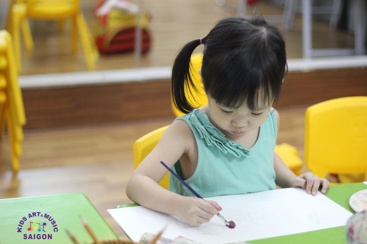 Lớp dạy vẽ cho trẻ em – Kids Art & Music Saigon TP.HCM
