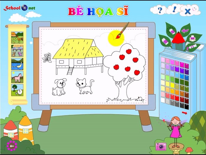 Gợi ý ba mẹ các phần mềm cho bé học vẽ