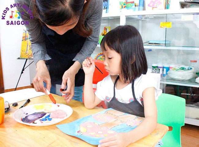 Lớp học vẽ cho bé tại Hà Nội - nơi thắp lửa niềm đam mê hội họa
