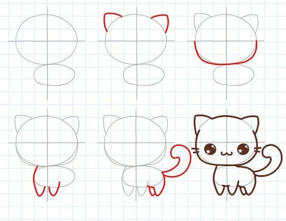 Tổng hợp 100 cách vẽ hình con vật ngộ nghĩnh đơn giản