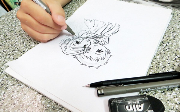 Cách Vẽ Tranh Nghệ Thuật Tình Yêu bằng bút chì  How to Draw Love Art with  pencil  YouTube