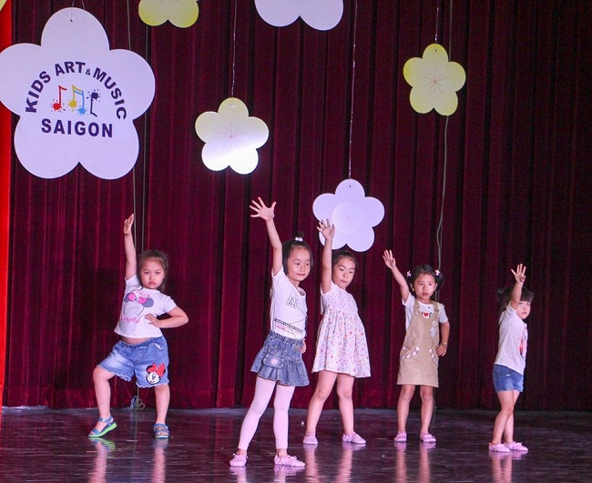 Lớp học múa cho bé ở TPHCM tại Kids Art & Music Sài Gòn