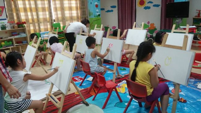 Sức hút đến từ những lớp dạy vẽ trẻ em quận Tân Phú hình ảnh