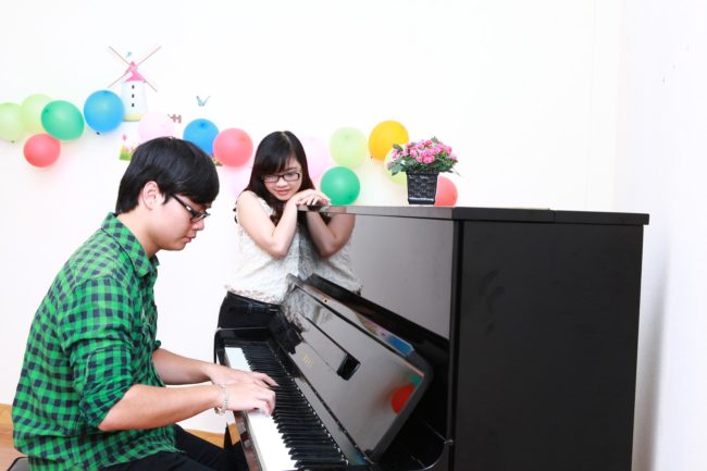 Sức hút đến từ những lớp học đàn piano ở quận Tân Phú