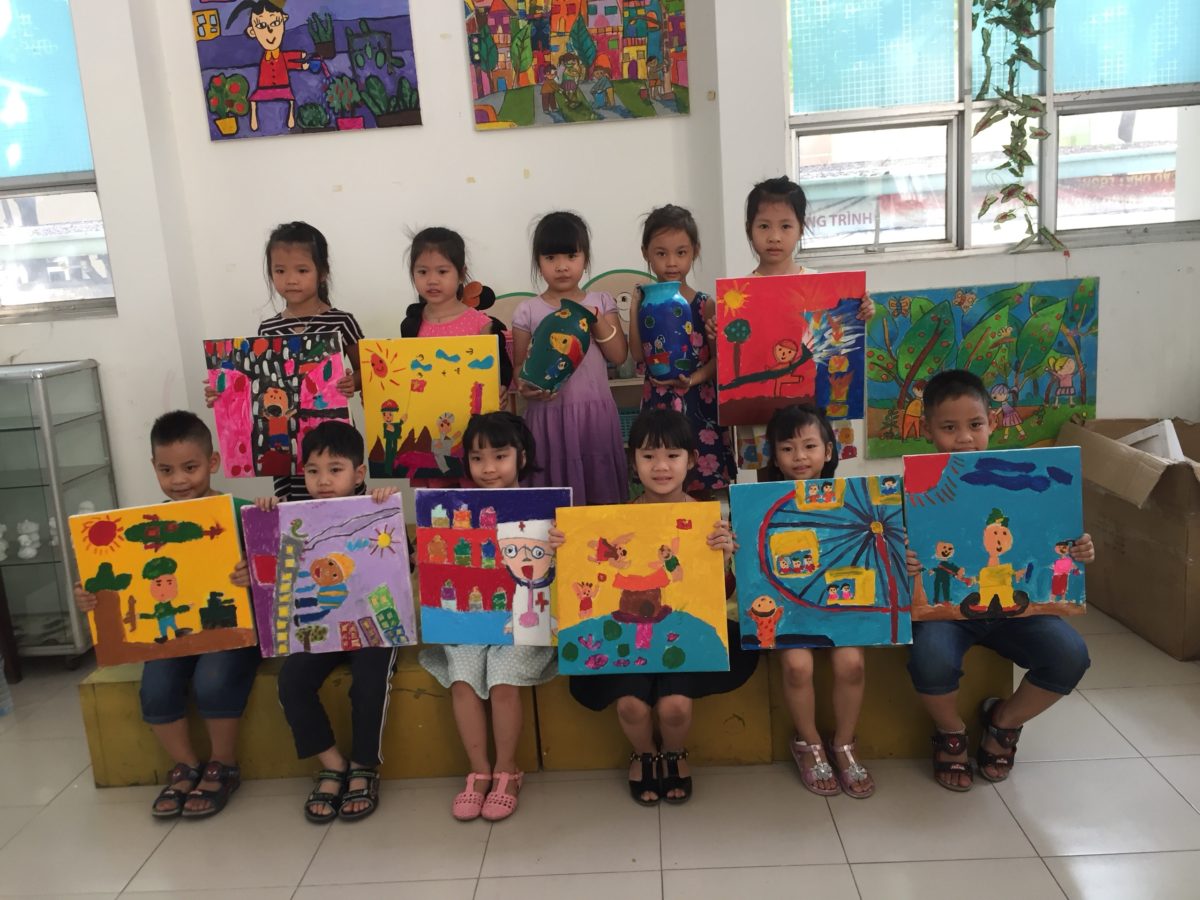 Tìm kiếm những lớp dạy vẽ cho trẻ em ở quận Hoàng Mai Hà Nội uy tín nhất