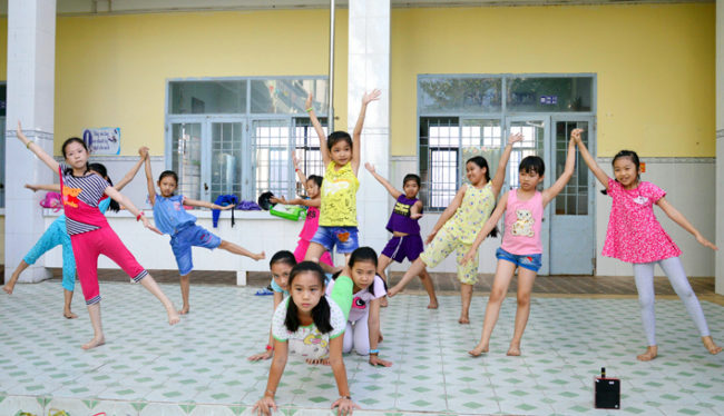 Khám phá những lớp dạy nhảy aerobic thiếu nhi tiểu học ở quận Hoàng Mai Hà Nội