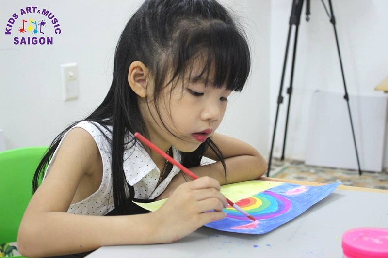 Lớp vẽ cho bé cơ bản tại Kids Art & Music Saigon - hình ảnh 5