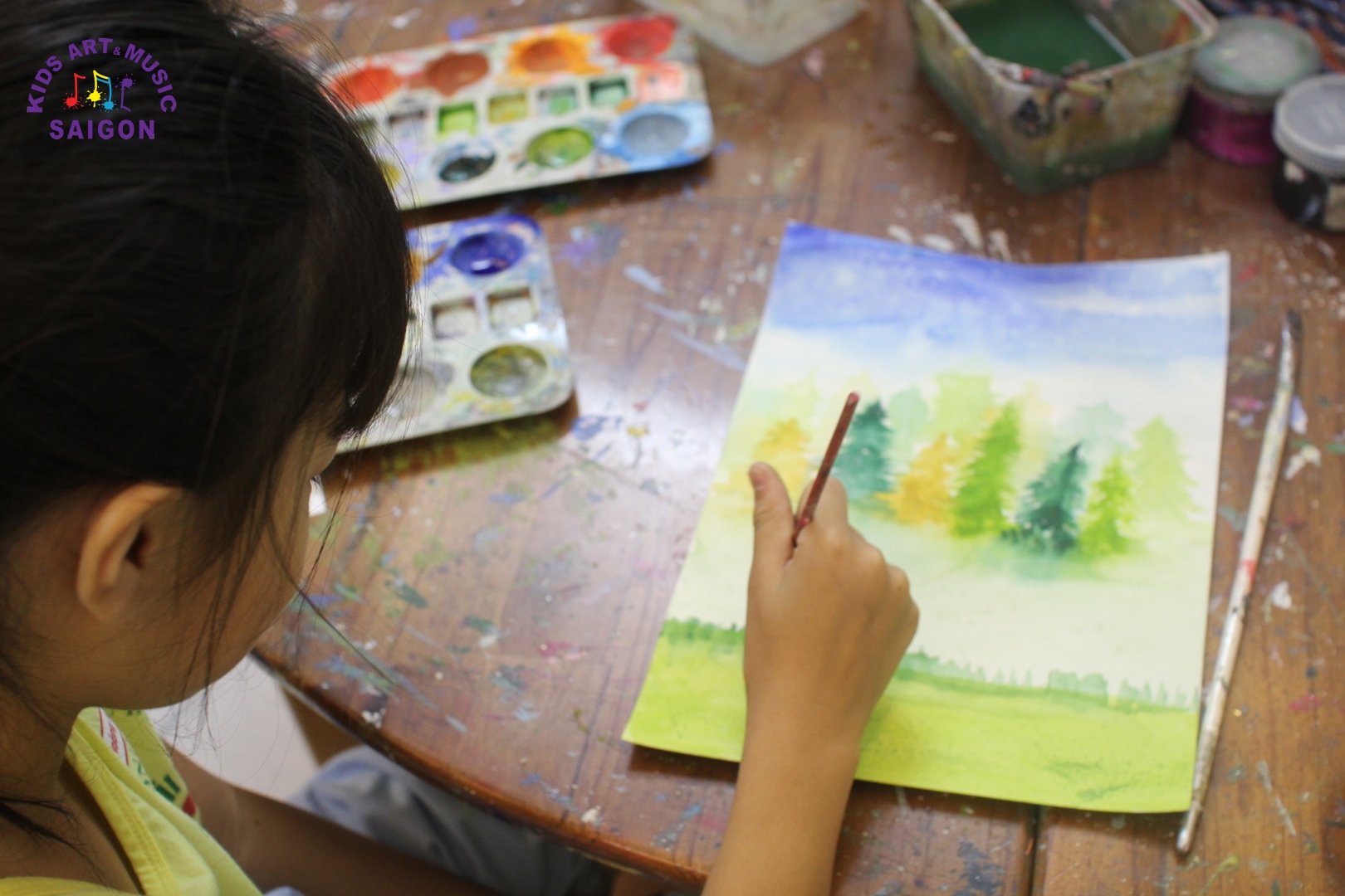 Những lý thuyết về màu sắc và cách pha màu nước khi dạy vẽ cơ bản cho trẻ em - hình ảnh 9