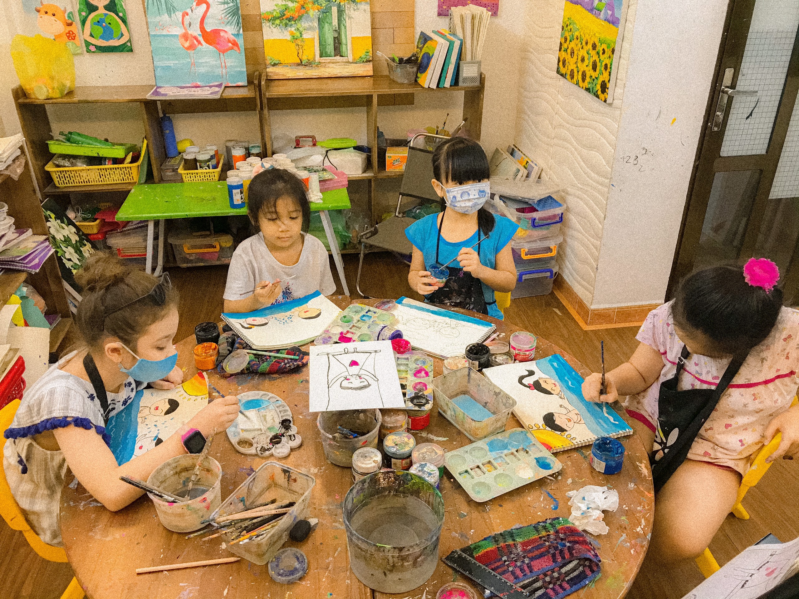 Lớp vẽ cho bé ở quận Tân Phú
