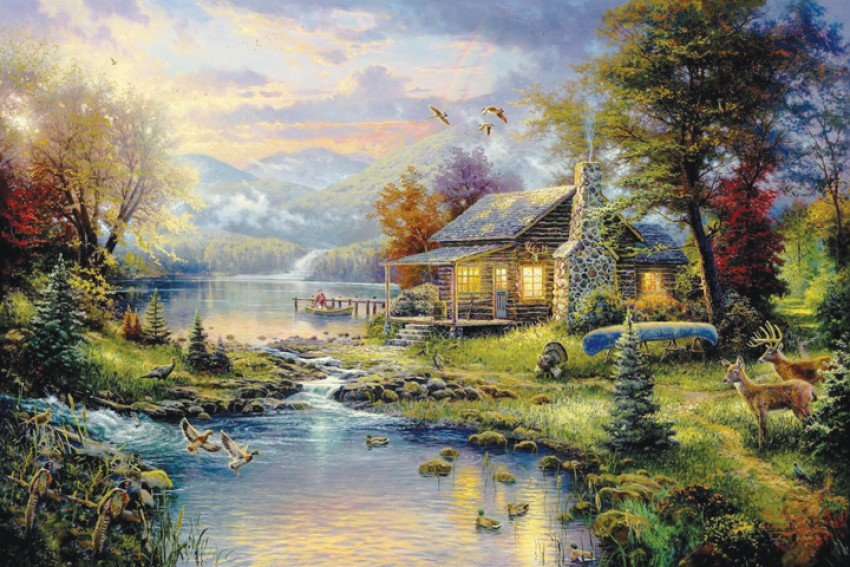 Dạy bé vẽ tranh -  Tìm hiểu về cố họa sĩ Thomas Kinkade - hình ảnh 6